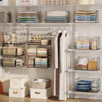 3 Tier Closet Hanging Shelves - Image 2