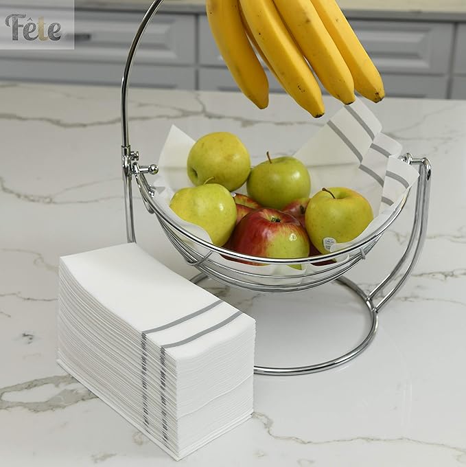 Paper Hand Towels for Bathroom, Linen-Feel Guest Towels, Formal Dinner - Image 7