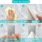 Adhesive Hooks Heavy Duty, Long Self Adhesive Wall Hook, Sticky Towel Hangers - Image 5