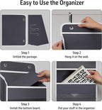 Over Door Organizer with 5 Large Pockets, Heavy Duty Hanging Organizer Storage - Image 5