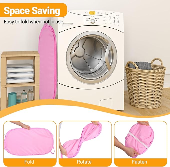 Foldable Laundry Basket, Pop Up Laundry Hamper - Image 5