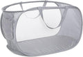 Durable Collapsible Laundry Baskets, Mesh Pop Up Laundry Hamper by Bemkoo