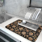 Vintage Tapestry Floral Dish Drying Pad 18 x 24 Inch - Image 5