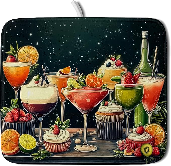 Wine Glass Dish Drying Mat by Giwawa
