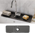 WAFT YEARN 17X5 Inch Silicone Durable Faucet Mat Kitchen Sink Splash Guard by WAFTYEARN