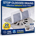 20 Pack Disposable Shower Drain Hair Catcher Stickers by TAMALL