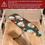Nuxovilar Ironing Board Cover Christmas Santa Claus Collage Pattern Polyester - Image 4