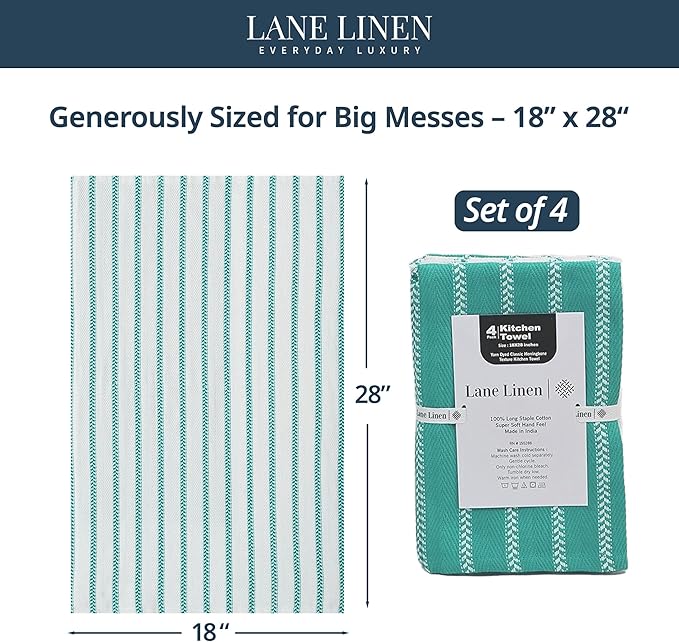 LANE LINEN Kitchen Towels Set - Image 2