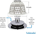 Tubbrella The Most Innovative Bathtub Drain Strainer/Hair Catcher - Image 3