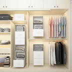 Twira 6-Shelf Hanging Closet Organizer, 2 Separable 3-Shelf Hanging Shelves - Image 9