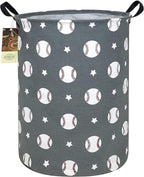 HUNRUNG Laundry Hamper, Large Canvas Fabric Lightweight Storage Basket Toy by HUNRUNG