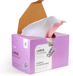 QUALIAZERO LAVENDER SCENTED 21 Gal / 80 Liter | Drawstring Closure Trash Bag | by QUALIAZERO