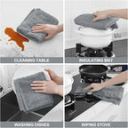 Homaxy Premium Cotton Kitchen Towels 16"x 28", Large Natural Ring Spun 390 GSM - Image 4
