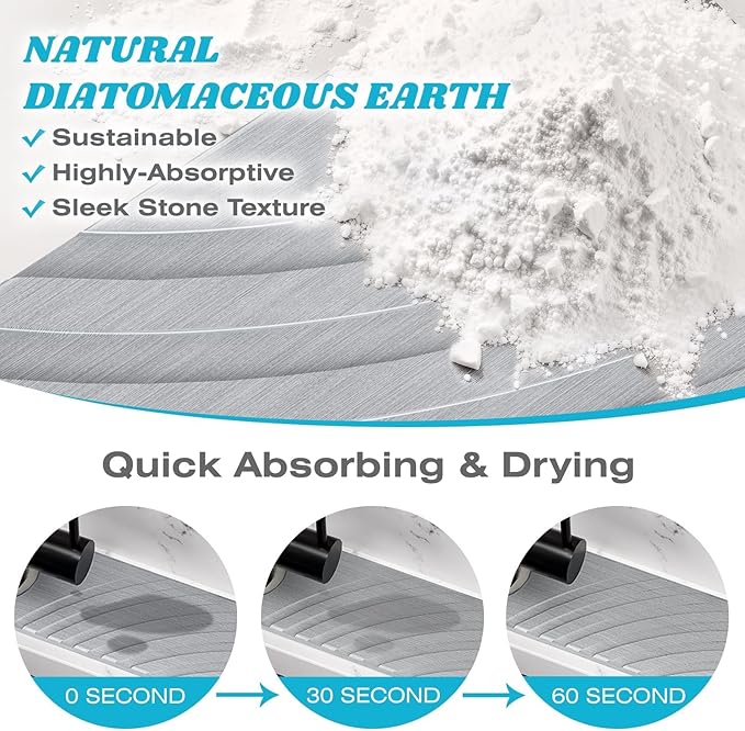 Stone Faucet Mat for Kitchen Sink - Image 4