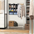 Ofiray-home 3 Tier Hanging Closet Organizer, 10 Compartments Sweater Organizer - Image 2
