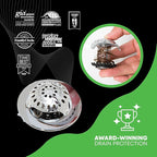 SinkShroom Ultra Revolutionary Bathroom Sink Drain Protector, Stainless Steel - Image 5