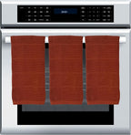 Maroon Rust Cinnamon Kitchen Hand Dish Towels: Oversized 28" x 18", 100% Cotton - Image 3