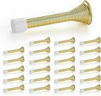 Ravinte Door Stoppers, 24 Pack Gold Spring Door Stops by Ravinte
