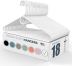 Neaties Heavy Duty Clothes Hangers 18 Pack – Made in The USA – 8lb Capacity by NeatiesHangers