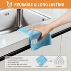 MR.SIGA Microfiber Cleaning Cloths, All-Purpose Surface Microfiber Towels - Image 6
