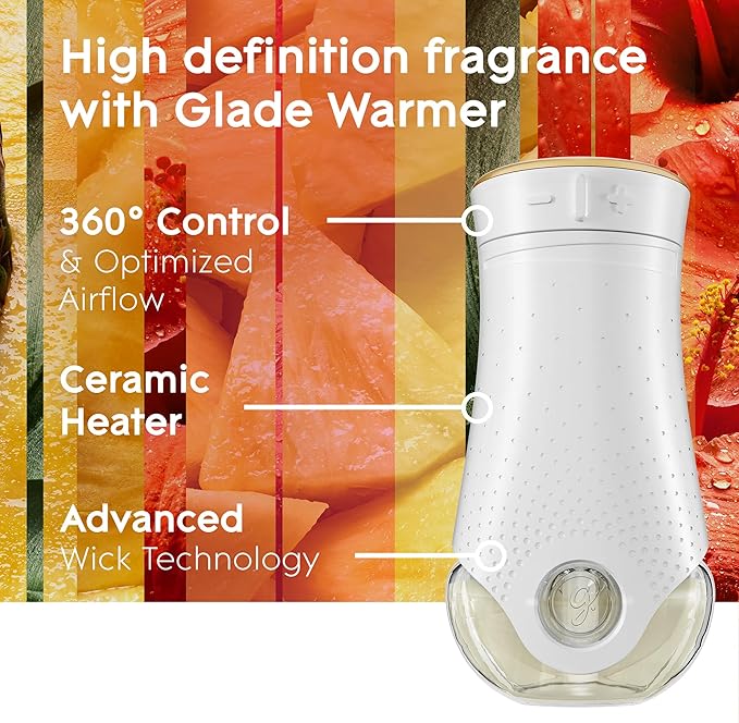 Glade PlugIns Refills Air Freshener Starter Kit, Hawaiian Breeze, Scented and - Image 6