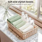 Konssy 6 Pack Face Cloths, Soft Wash Cloth - Image 7