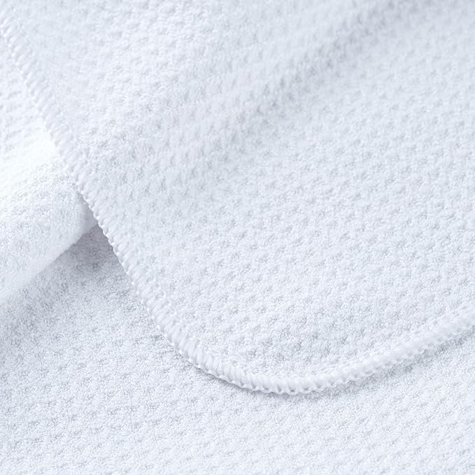 POLYTE Premium Microfiber Kitchen Dish Hand Towel Waffle Weave 12 Pack - Image 6