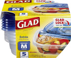 Glad Entrée Food Storage Containers, Medium Square - Image 2