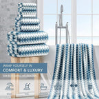 8 Piece Bathroom Towel Set |2 Oversized Bath Towels, 2 Hand Towels, 4 - Image 2