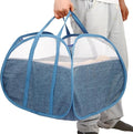 Durable Collapsible Laundry Basket, 90L Clothes Hampers by Bemkoo