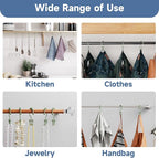 Titanker Shower Curtain Hooks Rings, Rust-Resistant Metal Double Glide Shower - Image 6