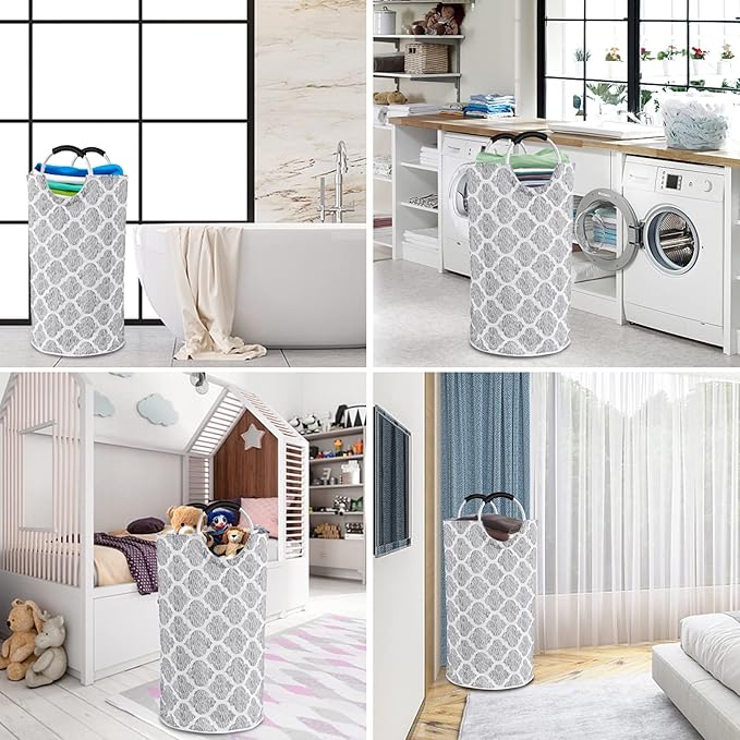 Dalykate Extra Large Laundry Basket 115L Collapsible Oxford Fabric Laundry - Image 4