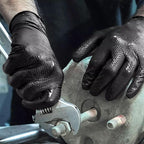TitanFlex Heavy Duty Black Industrial Nitrile Gloves - Image 6