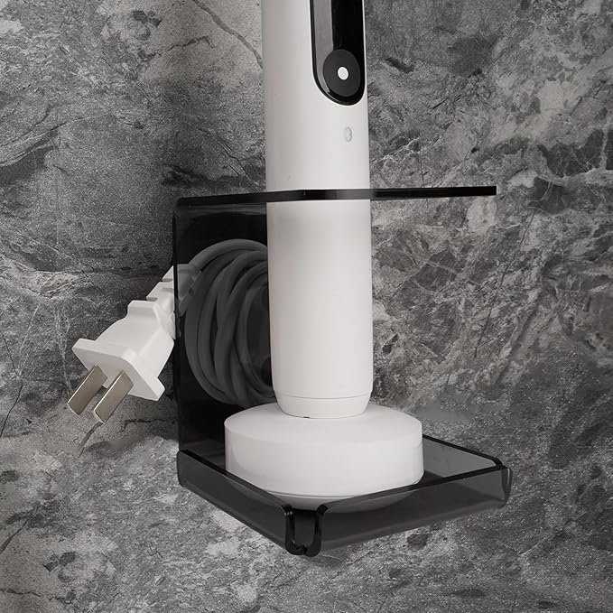 Electric Toothbrush Holder Wall Mounted, Electric Toothbrush Cord Organizer by LUEXBOX