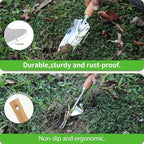 Garden Tool Set, 2 Pieces Stainless Steel Heavy Duty Garden Tools, Garden Kit with Ergonomic Wooden Handle, Durable Garden Tools for Gardening, Gardening Gifts for Women - Image 6