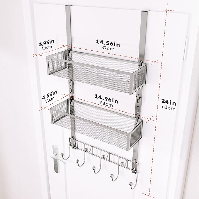 Consumest Over The Door Hooks Organizer - Image 8