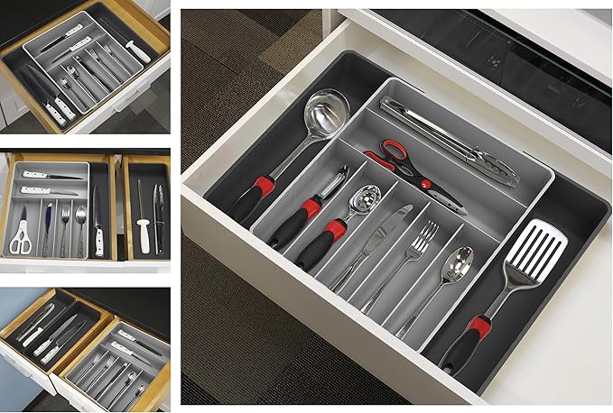 Simple Houseware Expandable Kitchen Drawer Flatware Organizer - Image 6