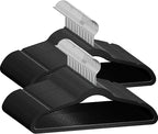 50 Premium Kids Velvet Hangers by TECHZOO