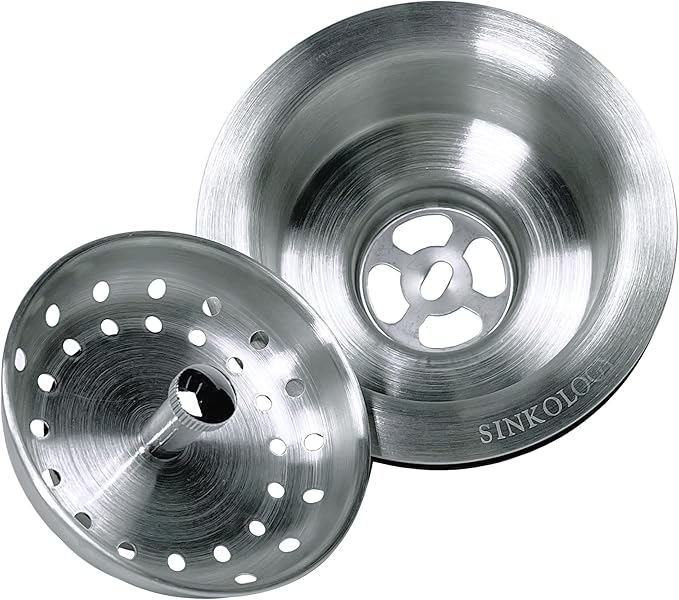 SinkSense Kitchen Sink Heavy Duty Basket Strainer Drain - Image 2