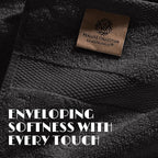 White Classic Black Hand Towels - Image 3