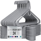 NEATERIZE Ultra Heavy Duty Plastic Clothes Hangers by Neaterize