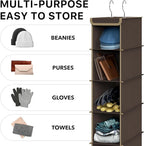 Simple Houseware 10 Shelves Hanging Shoes Organizer Holder - Image 7