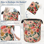 Vintage Flowers Laundry Hamper - Image 6