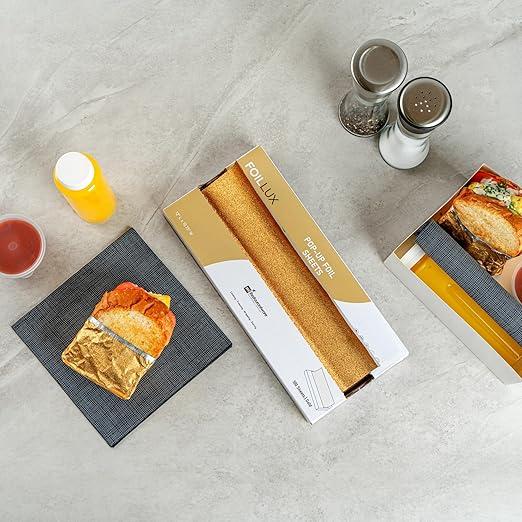 Restaurantware-Foil Lux 12 x 10.8 Inch Pop-Up Foil Sheets, 100 Disposable Foils - Image 8