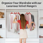 Velvet Hangers 50 Pack – Slim Non-Slip Flocked Hangers - Image 7