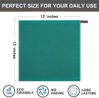Kitinjoy 100% Cotton Kitchen Dish Cloths, 12 Pack Waffle Weave Ultra Soft - Image 5