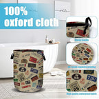 Colourful Car Number Plates Laundry Basket, Laundry Hamper Collapsible Oxford - Image 4
