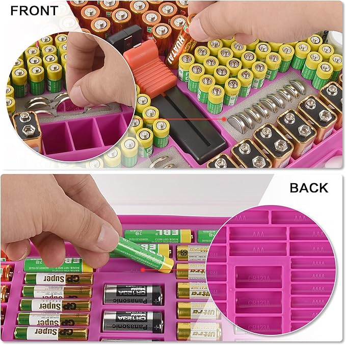 Battery Organizer Storage Holder Case - Image 4