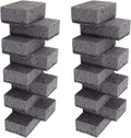 Black Multi Use Scrub Sponges. Made in Europe. 18 Pack, 4.3x2.8x1.4 inches. by Okleen