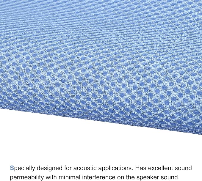 MECCANIXITY Speaker Grill Cloth 20 x 63 Inch Stereo Mesh Fabric Protective - Image 4